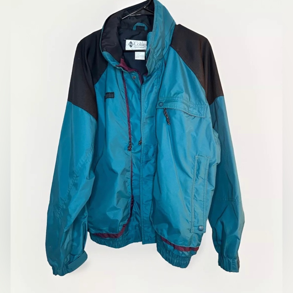 Vintage Columbia Powder Keg Ski Jacket Size Large Tall Radial Sleeve